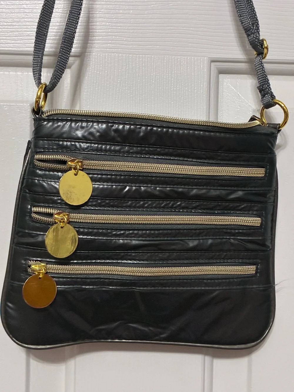 Pewter Crossbody purse